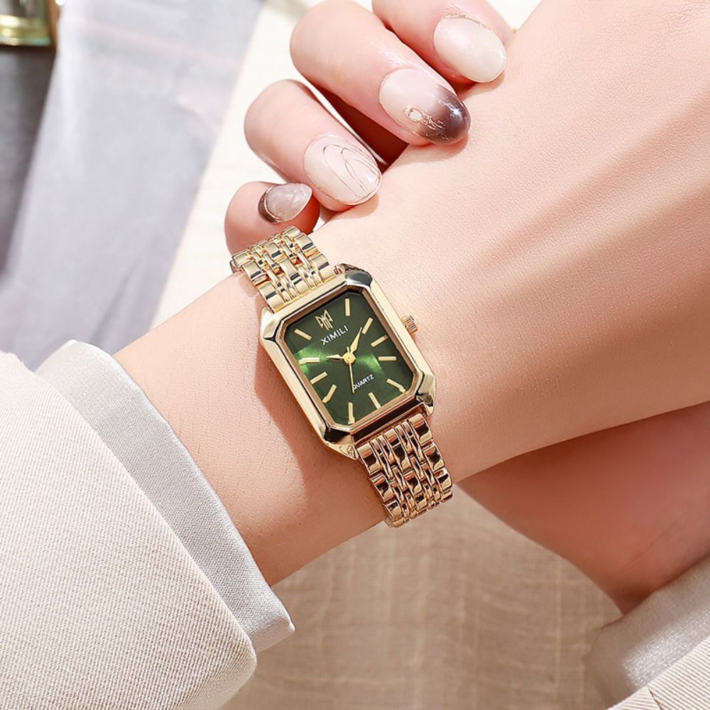 Canvas Strap Watch - Modische Quarzuhren aus Edelstahl mit Faltschließe,