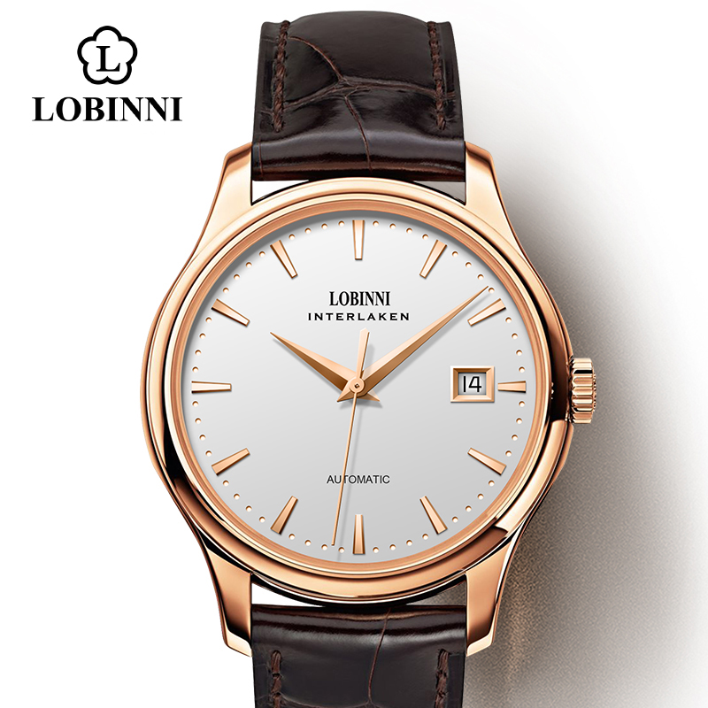 Seiko Watch Presage - LOBINNI L12026 Herren Mechanische Uhr ST2130