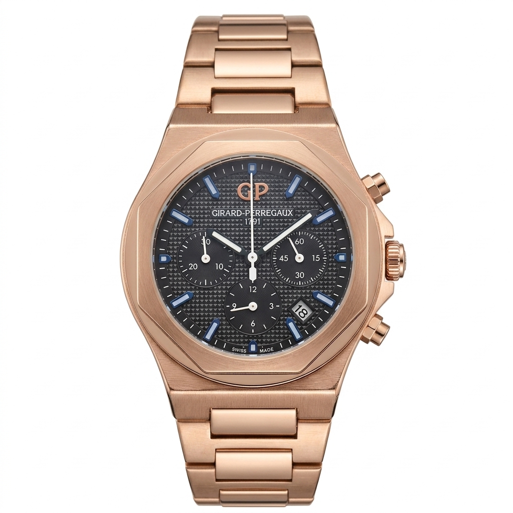 Seiko Watch Presage - Girard-Perregaux Herren Luxus Business Sportuhr, Multifunktions-Quarz-Chronograph