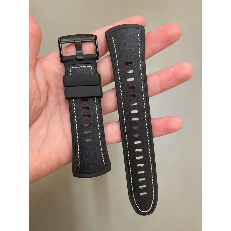 Huawei-Armband, schwarzes Echt – Leather Strap Quick Release Bewertung und Preis
