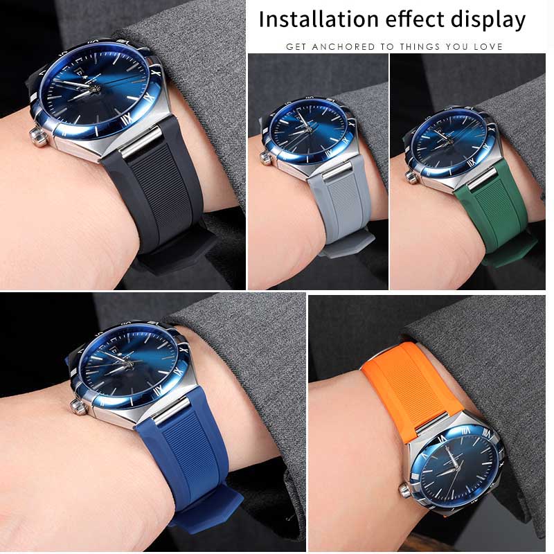 Gekerbtes Silikonkautschuk-Uhr – Rubber Strap Diver Bewertung und Preis