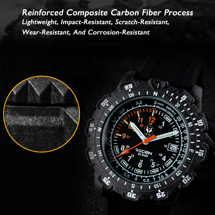 Hnlgnox Herren-Pilotenuhren, S – Rubber Strap Diver Bewertung und Preis