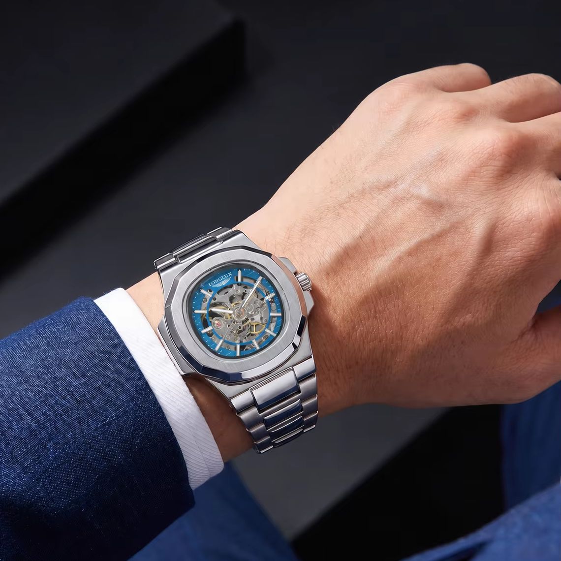 LONGLUX Herren Automatische Me – Seiko Watch 5 Sports Bewertung und Preis